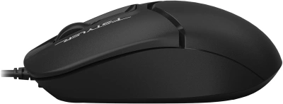 Мышь A4Tech Fstyler FM12S черный оптическая 1200dpi silent USB 3but (FM12S BLACK)