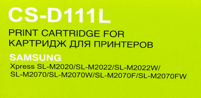 Картридж лазерный Cactus CS-D111L MLT-D111L черный (1800стр.) для Samsung Xpress M2022/M2020/M2021/M2020W/M2070/M2070FW/M2071 /M2071FH/M2021W/M2022W/M2070F/M2070W/M2071F