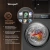 Стиральная машина Weissgauff WM 996 Autodose Inverter Touch загр.фронтальная макс.:11кг темно-серый