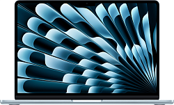 Ноутбук Apple MacBook Air A3240 M4 10 core 16Gb SSD256Gb/8 core GPU 13.6" Liquid Retina (2560x1664) macOS lt.blue WiFi BT Cam (MC6T4LL/A)