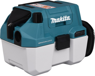 Строительный пылесос Makita DVC750LZ (уборка: сухая/влажная) синий