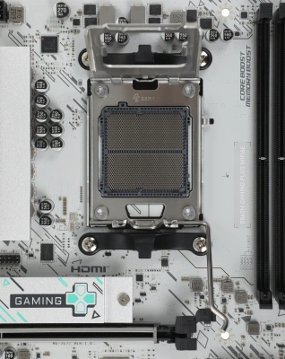 Материнская плата MSI B840M GAMING PLUS WIFI6E SocketAM5 AMD B840 4xDDR5 mATX AC`97 8ch(7.1) 2.5Gg RAID+HDMI