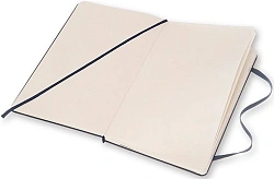 Блокнот Moleskine CLASSIC QP062B20 Large 130х210мм 240стр. нелинованный твердая обложка синий сапфир
