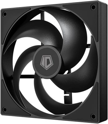 Вентилятор для корпуса ID-Cooling AS-140-K Duet 140х140x25 черный 4-pin 24.9дБ (упак.:2шт) Ret
