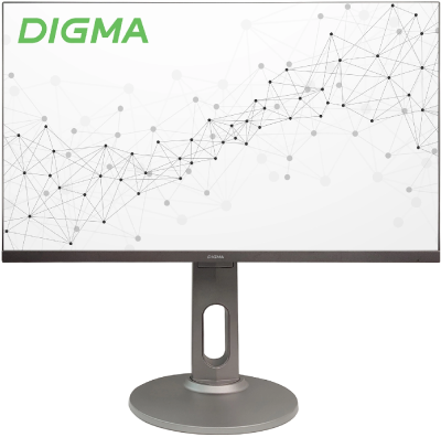Монитор Digma 27" Progress 27P705Q черный IPS LED 5ms 16:9 HDMI M/M матовая HAS 300cd 178гр/178гр 2560x1440 75Hz FreeSync DP 2K USB 6.1кг