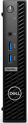 Неттоп Dell Optiplex 7010 Micro i3 13100T (2.5) 8Gb SSD256Gb UHDG 730 Linux Ubuntu GbitEth WiFi BT 65W мышь клавиатура черный (7010-3820)