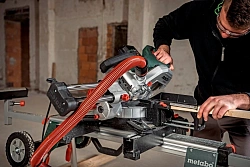 Торцовочная пила Metabo KGS 254 M set 1450Вт 5000об/мин d=254мм