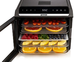 Сушка для фруктов и овощей Gorenje FDK600DB 5под. 240Вт черный