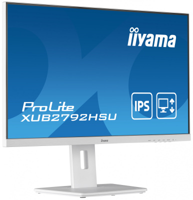 Монитор Iiyama 27" ProLite XUB2792HSU-W5 белый IPS LED 16:9 HDMI M/M матовая HAS Piv 250cd 178гр/178гр 1920x1080 75Hz VGA DP FHD USB 6.3кг