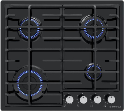 Газовая варочная поверхность Maunfeld EGHE.64.6CB/G черный