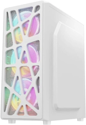 Корпус Formula Mana белый без БП ATX 4x120mm 2xUSB2.0 1xUSB3.0 audio bott PSU