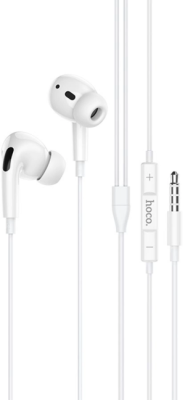 Гарнитура внутриканальные Hoco M1 Pro 1.2м белый проводные в ушной раковине