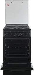 Плита Газовая Gefest ПГ 5300-02 0046 черный (стеклянная крышка) реш.чугун