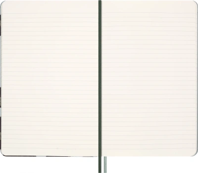 Блокнот Moleskine LIMITED EDITION YEAR OF THE SNAKE LECNYSNKLVSQP060 130х210мм обложка текстиль 176стр. линейка Leaves