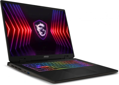 Ноутбук MSI Sword 17 HX B14VGKG-048XRU Core i9 14900HX 16Gb SSD1Tb NVIDIA GeForce RTX4070 8Gb 17" IPS QHD+ (2560x1600) без ОС grey space WiFi BT Cam (9S7-17T214-048)