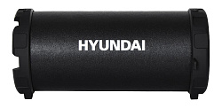 Колонка порт. Hyundai H-PAC220 черный/голубой 10W 1.0 BT/3.5Jack/USB