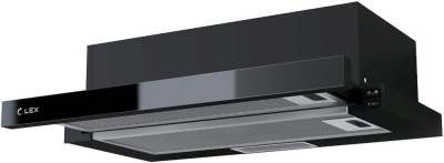 Вытяжка встраиваемая Lex Hubble G 2M 600 черный управление: кнопочное (2 мотора)