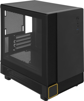 Корпус Accord M3302 черный без БП mATX 7x120mm 2x140mm 1xUSB2.0 1xUSB3.0 audio bott PSU