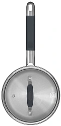 Ковш Rondell Stern RDS-008 1.9л. d=16см (с крышкой) темно-серый