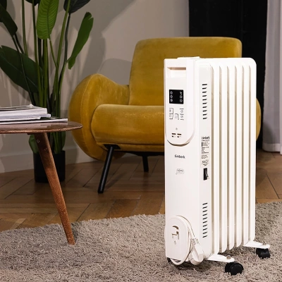 Радиатор масляный Timberk Home Intellect T-OR1507-F10E-WF 1500Вт белый