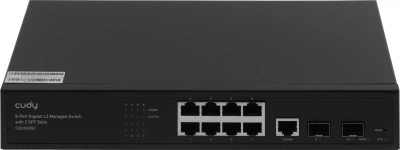 Коммутатор Cudy GS2008S2 (L2) 8x1Гбит/с 2SFP управляемый