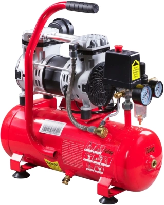 Компрессор поршневой Fubag OLS 180/10 CM1.2 Set 4.0 безмасляный 180л/мин 10л 900Вт красный/черный