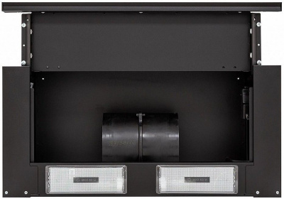 Вытяжка встраиваемая Krona Kamilla 600 Supernova черный управление: кулисные переключатели (1 мотор)