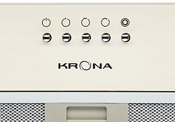 Вытяжка встраиваемая Krona Runa 600 PB слоновая кость управление: кнопочное (1 мотор)